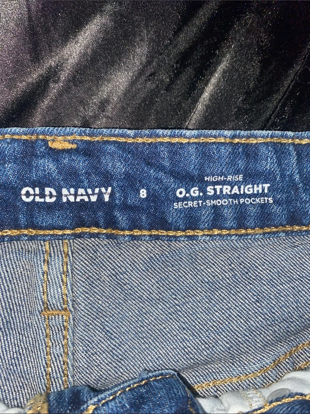 Old Navy Blue Denim Cuffed Shorts